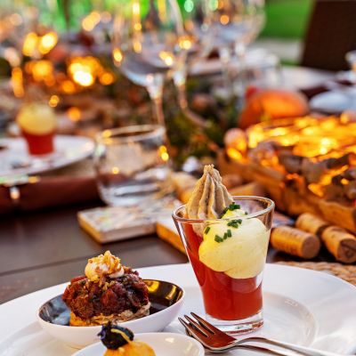 Boutique Hotel Cortijo El Sarmiento: Dinner